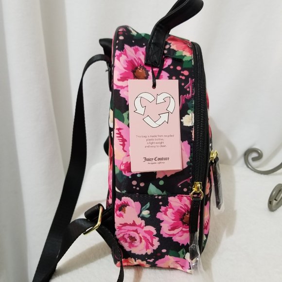 Juicy Couture Backpack Petal Black Brand New with Tags